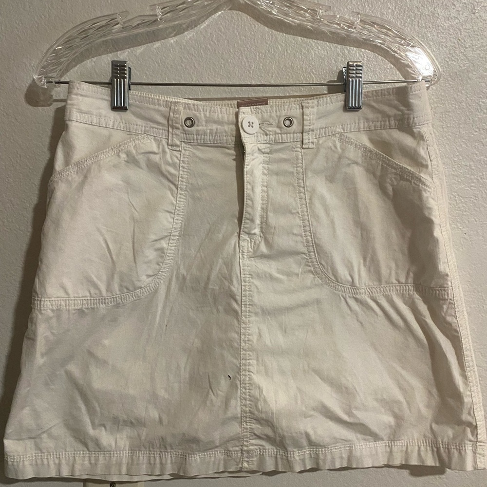 White Stag Cream Skirt with Zipper